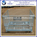 Heavy duty Industrial Warehouse Metal Wire Storage Containers /Stackable Storage Pallet Cage Wire Mesh Boxes(manufacturer)